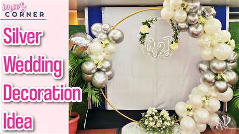 How To Decorate For Silver Wedding Anniversary Silver Wedding