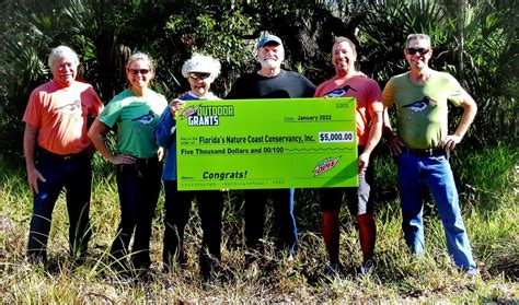 Mtn Dew Outdoor Grants Floridas Nature Coast Conservancy