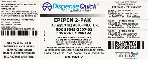 Epipen Epinephrine Auto Injector 03 Mgepipen One Dose Of 030 Mg