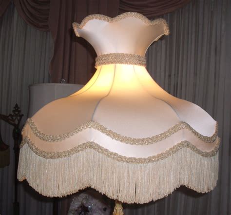 lampshade recovered vintage victorian crown shade