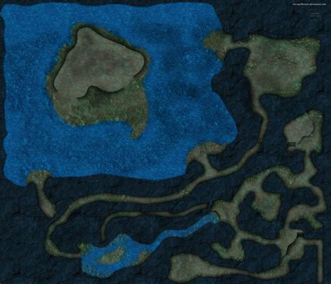 Wet Grotto Battlemap Roll By Savingthrower Lake Map Fantasy Map Grotto Dungeons And