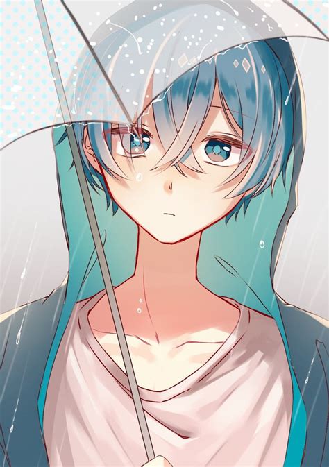 Pin By Useless Junk On すとぷり Blue Anime Blue Hair Anime Boy Anime