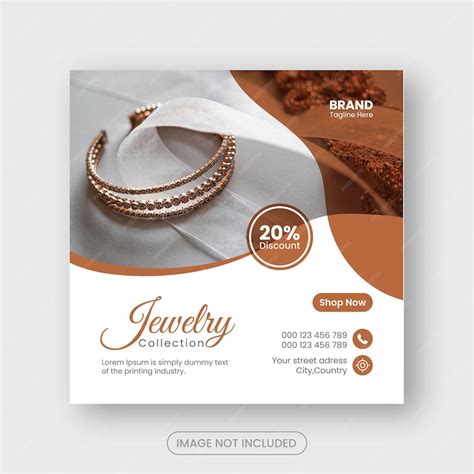 Premium Vector Jewelry Social Media Post And Instagram Banner Or