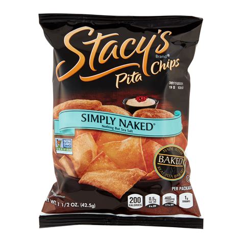 Stacy S Pita Chips Simply Naked 1 5 Oz 24 Count Walmart