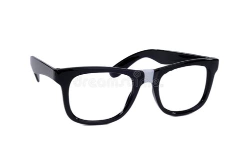 Geek Glasses Stock Photo Image Of White Frame Sixties 18485190