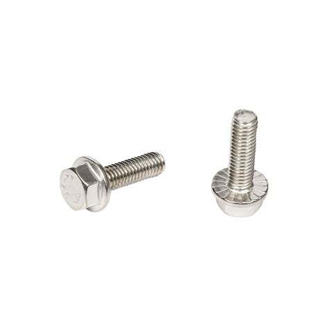 Customized Stainless Steel Hex Serrated Flange Screws Flange Bolts