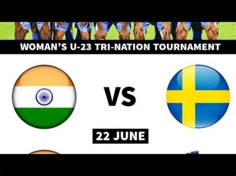 India Vs Sweden U Football Match Youtube