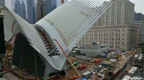 Timelapse Shows Five Year World Trade Center Station Build Bbc News