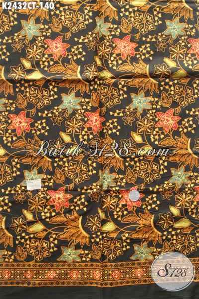 Batik Halus Motif Bunga Khas Jawa Tengah Kain Batik Modern Proses Cap
