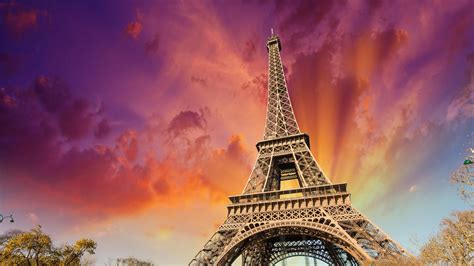 Eiffel Tower Paris France Sky Europe Tower Amazing Stunning 4k