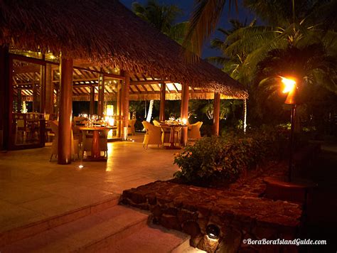 Bora Bora Four Seasons Restaurants