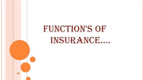 If, due to a contingency which is covered under the plan, there is an economic loss, the loss is compensated by general insurance policies. Functions of Insurance.What is insurance? Functional ...