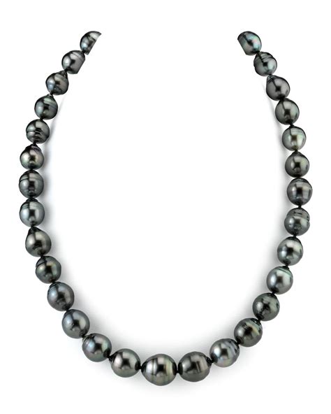 10 12mm Tahitian South Sea Baroque Pearl Necklace