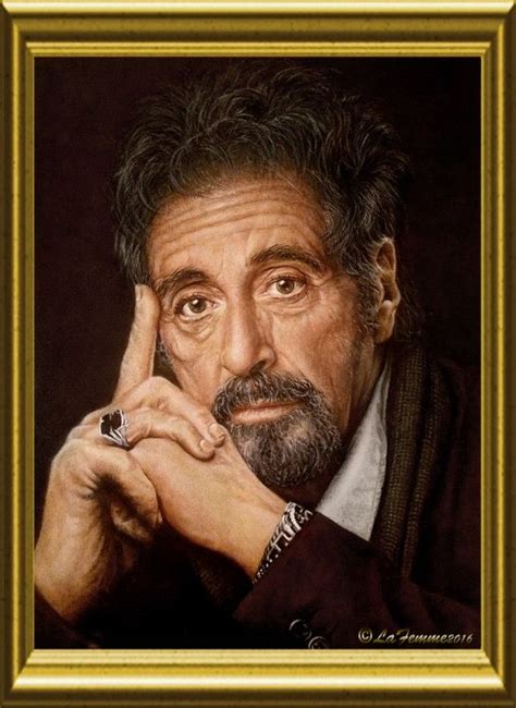 Series Inspiring Souls ~ Al Pacino Oil On Canvas 70x50cm ©by
