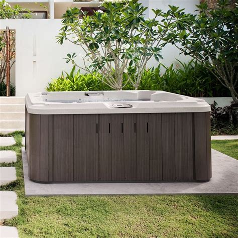 J 215™ Compact Hot Tub With Lounge Seating Designer Hot Tub With Open