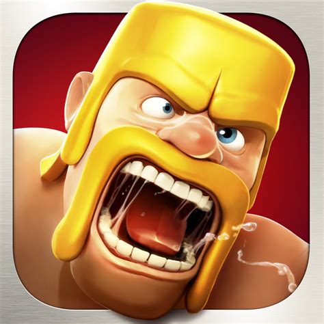 Clash Of Clans Barbarian Icon Logo Used For Clock Face Template