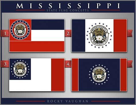 Pin By Rocky Vaughan On Mississippi Flag Concepts Mississippi Flag