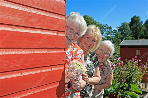 Dementia Gardening Therapy Stock Image C0349836 Science Photo