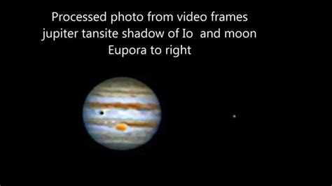 Jupiter Through Meade Lx90 8 Inch Telescope Youtube
