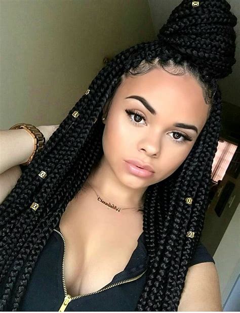 With some experience, you can create virtually any type of braids for black hair that you like. Box Braids Hairstyles, Hairstyles With Box Braids