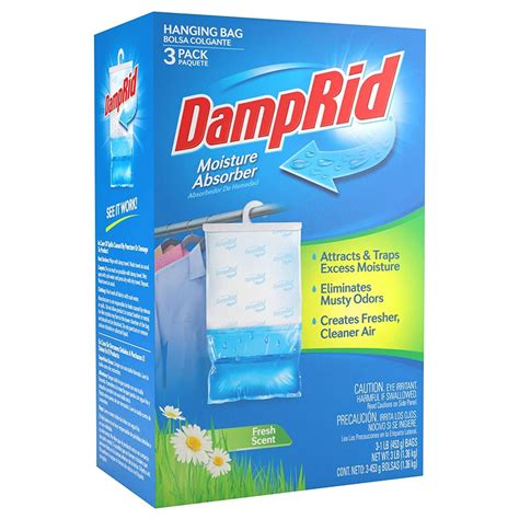 Damprid Fresh Scent Hanging Moisture Absorbers 14 Oz 3 Pack Fg83k
