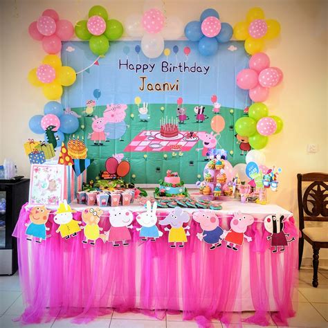 18 Peppa Pig Themed Birthday Party Ideas