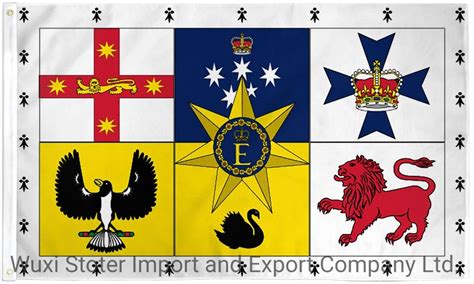 Australia Royal Standard Flag 3′x5′ Australian Queen Elizabeth Banner