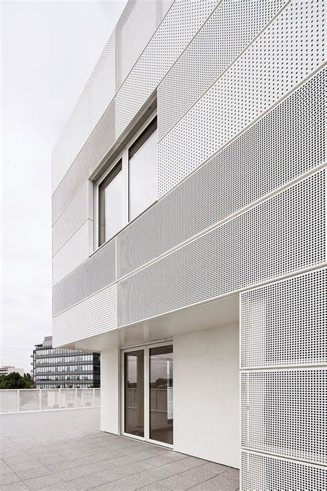 A F A S I A Rmdm Perforated Metal White Facade Different Size