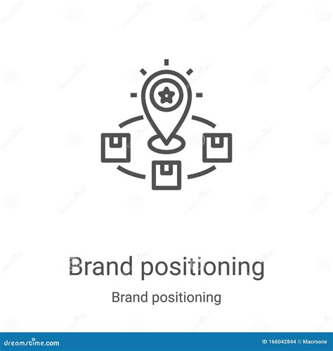 Brand Positioning Icon Vector From Brand Positioning Collection Thin