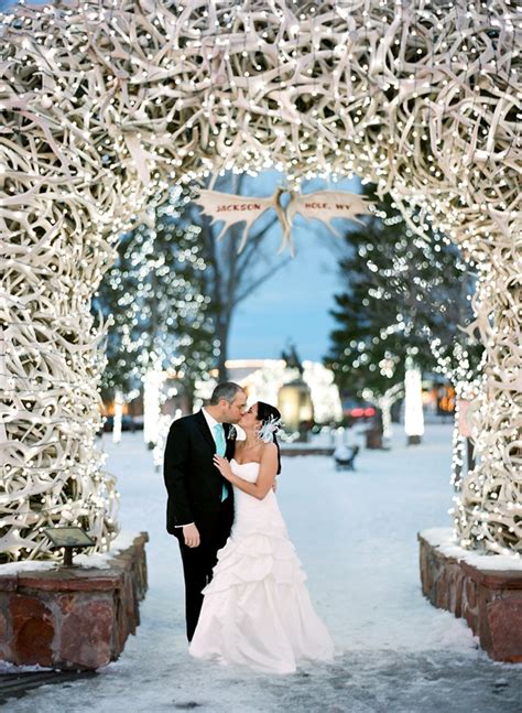 Winter Wedding In Jackson Hole Wyoming