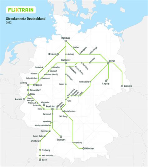 Flixtrain Fahrplan And Streckennetz
