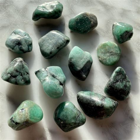Emerald Tumbled Pocket Stone Minera Emporium Crystal And Mineral Shop
