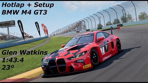 BMW M4 GT3 Hotlap Setup Watkins Glen 1 43 4 Assetto Corsa