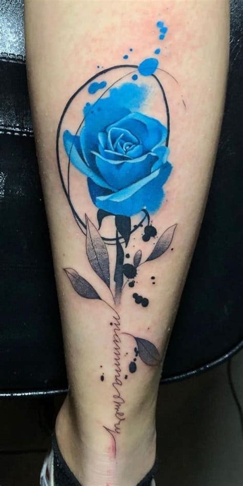 Blue Rose Tattoos Meanings Tattoo Designs And Placement