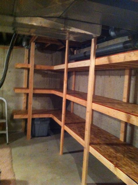 We don't have a finished basement, and we haven't figured out how it would be finished yet, so we need some free standing shelving units that are not attached … Basement Storage Reveal | Basement storage shelves ...