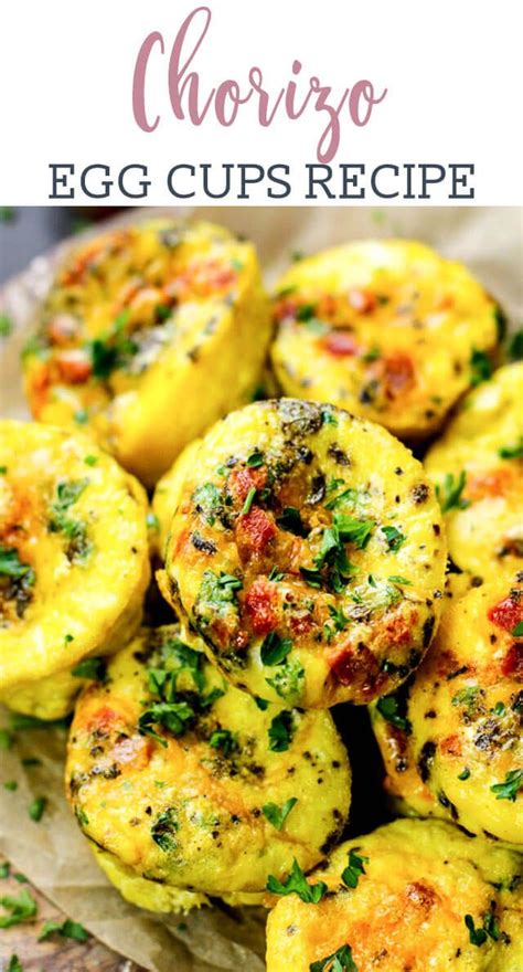 These big muffins are only 83 calories each and high in protein! Easy breakfast in under 30 minutes! These Chorizo Egg ...