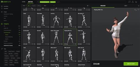 Actorcore A New 3d Mocap Motion Library Befores And Afters