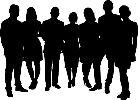 Free Photo Group Of Silhouettes Army Gang Group Free Download