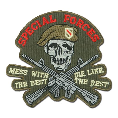 Patch Us Special Forces Skull Rifles Patch Us