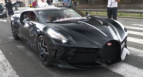 The One Off Bugatti La Voiture Noire Is Glorious To See On The Road