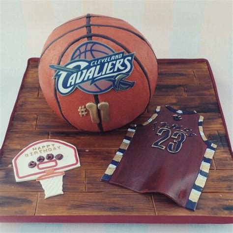Cavaliers Basketball Cake Tartas