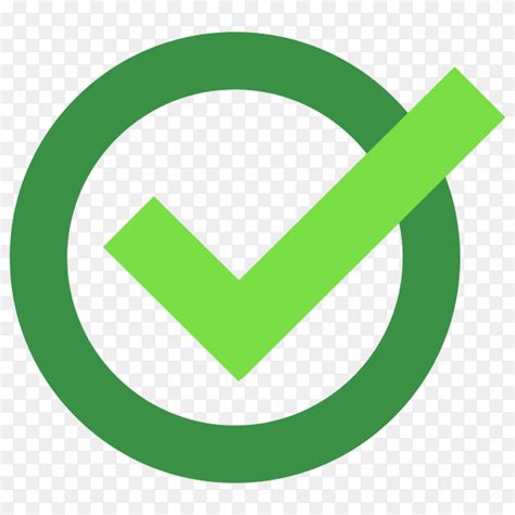 Green Correct Icon On Transparent Background Png Similar Png