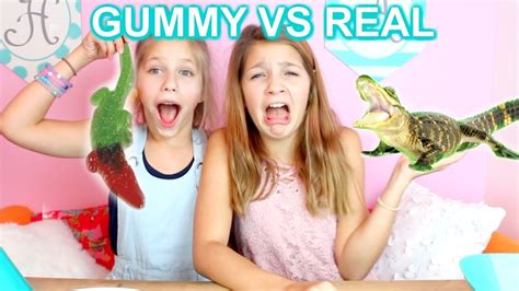 Gummy Vs Real Food 2 Youtube