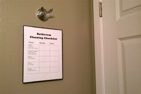 Diy Bathroom Cleaning Checklist Gazing In