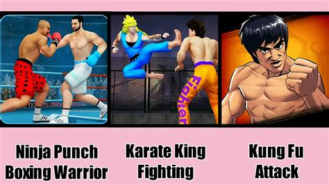 Ninja Punch Boxing Warrior Vs Karate King Fighting 2019 Vs Kung Fu