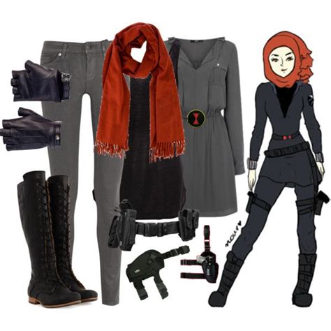 Black Widow In Hijab By Sartorialistic On Polyvore