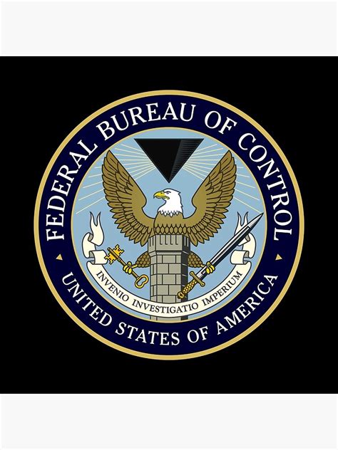 Federal Bureau Of Control Logo Photographic Print For Sale By