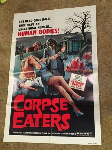 Corpse Eaters Horror 1 Sheet 1974 Ebay