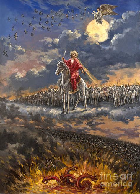 Armageddon The Rider On The White Horse Poster By The Decree To Restore