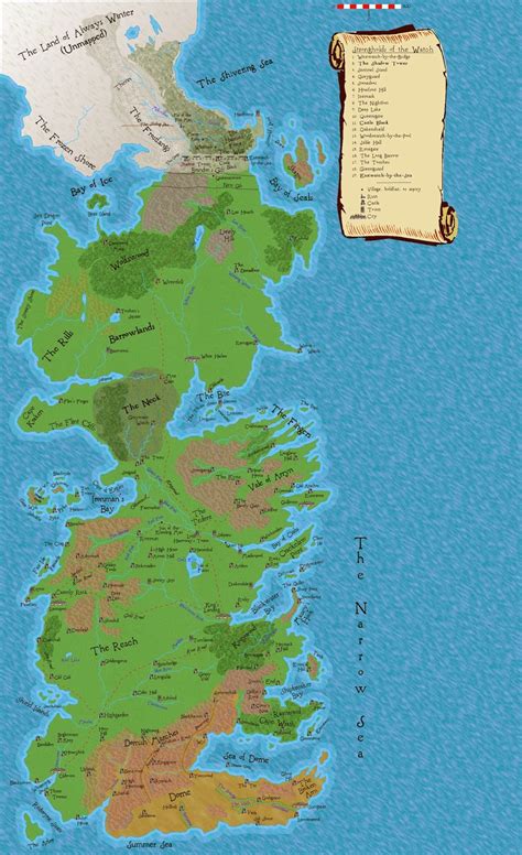 Nerdovore More Maps Of Westeros
